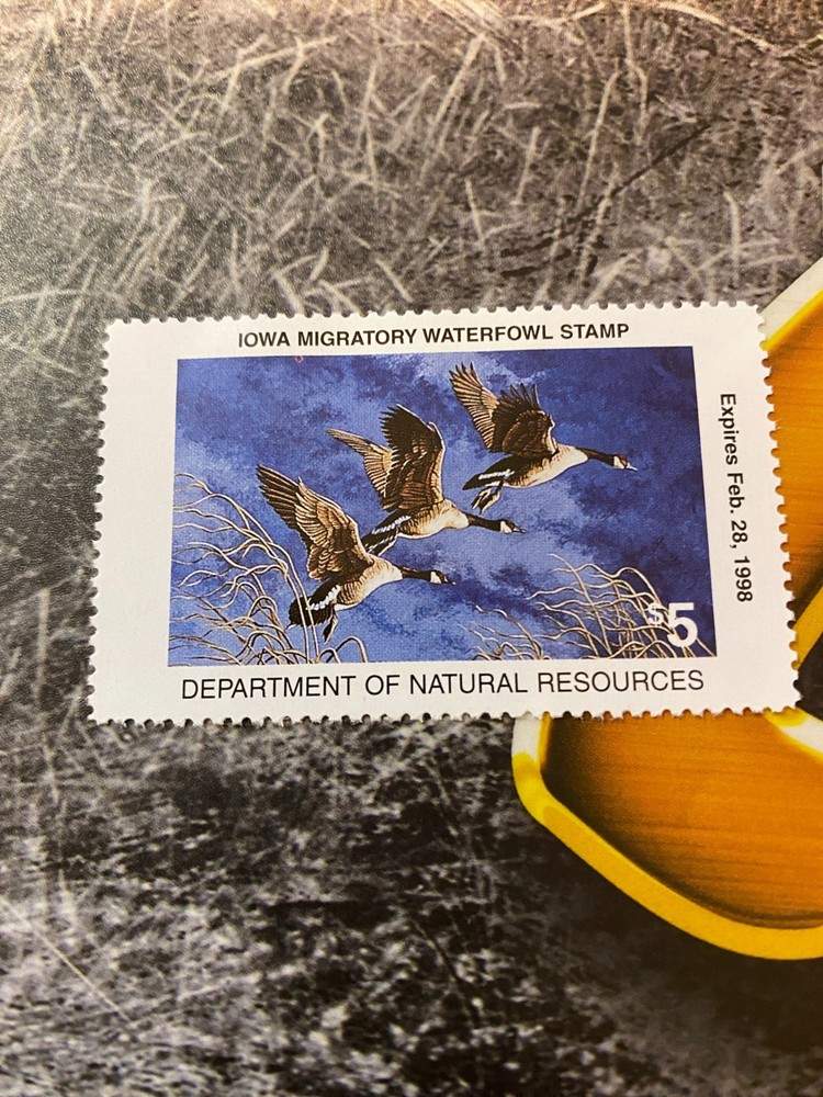 1997 Iowa State Duck Stamp,
