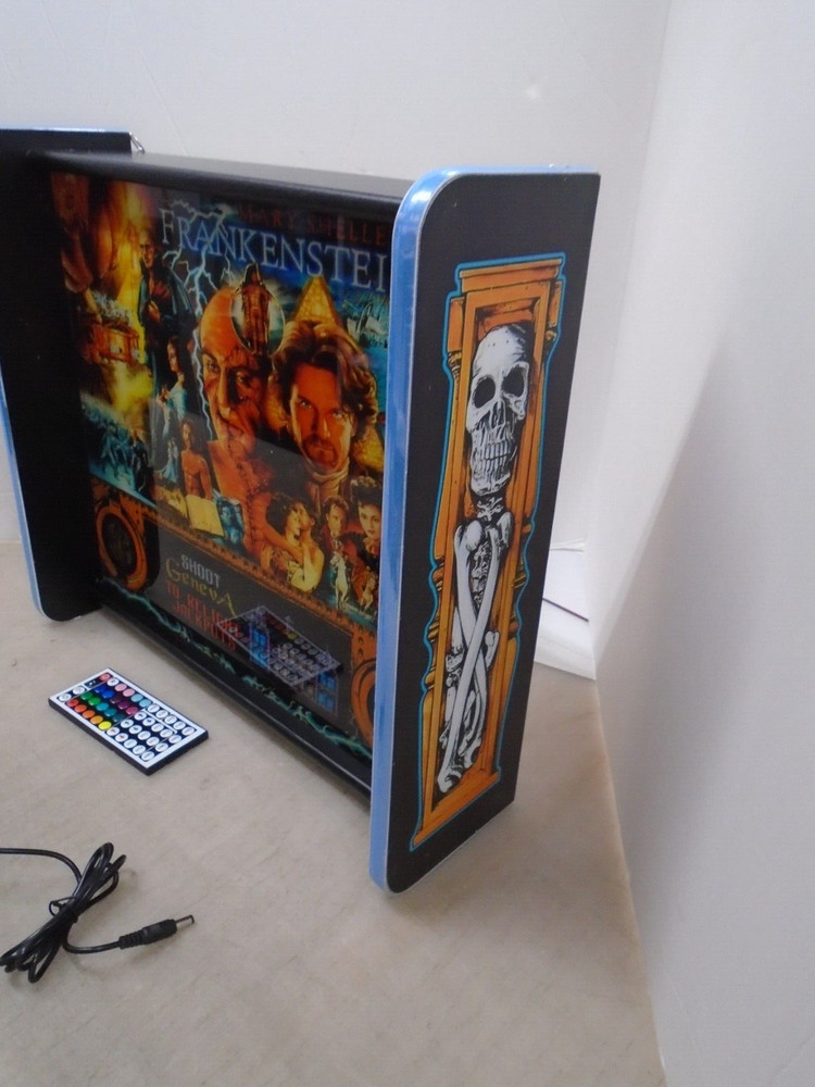 Frankenstein Pinball Head LED Display light box