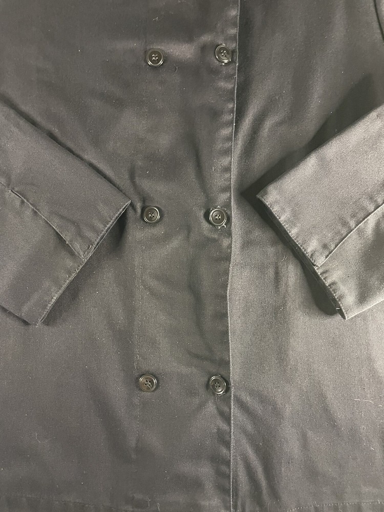 Chef Revival Checkerboard Black Coat Mens Medium