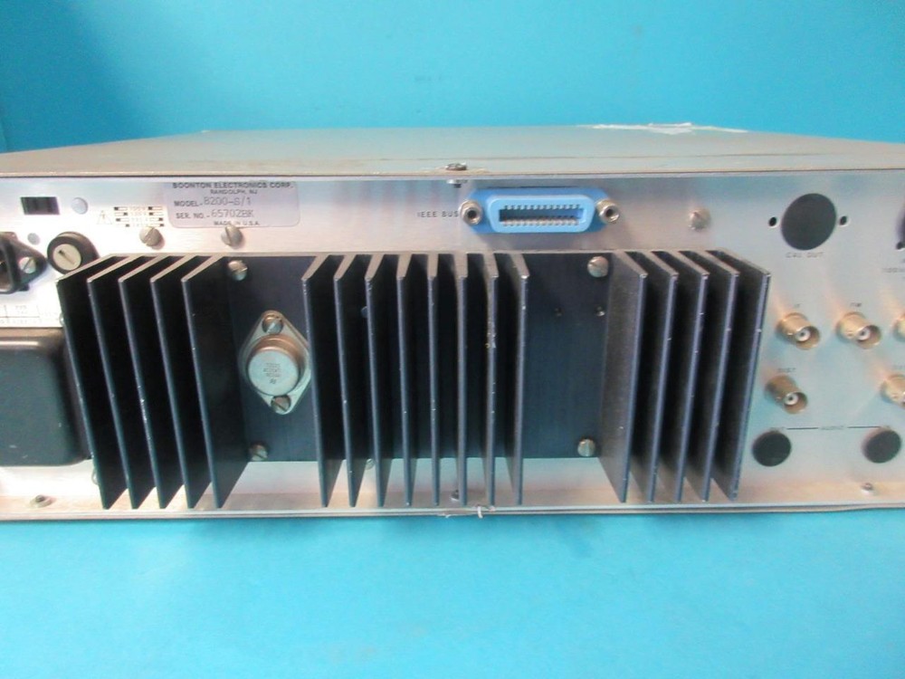 BOONTON ELECTRONICS CORP MODEL 8200-S/1 MODULATION ANALYZER TEST EQUIPMENT WORKS
