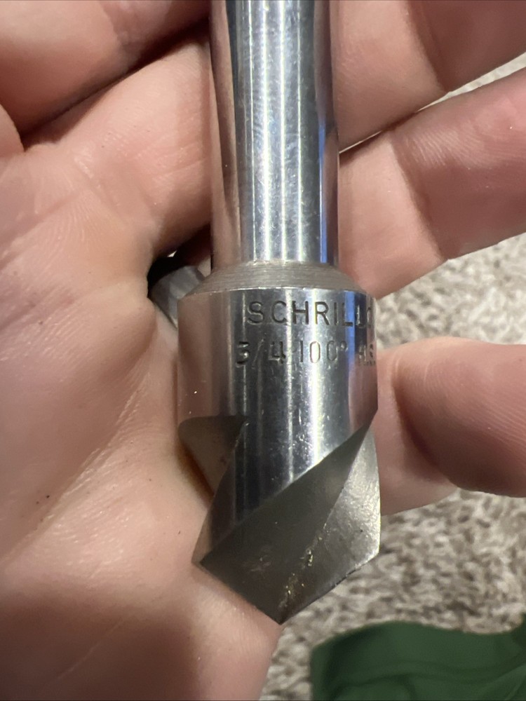 Schrillo 3/4" 100 Deg. Flute Countersink