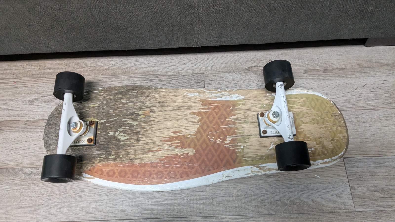 Santa Cruz x Vans Cruiser Board 2012 Promo Checker Slip On Oj3 Krux Trucks Shoe