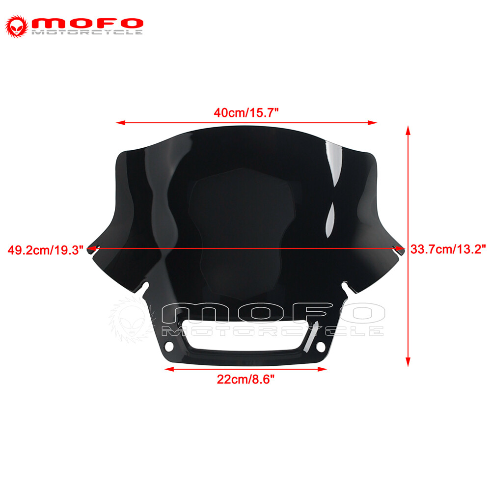 9" Front Windshield Windscreen Protector Cover For Harley Softail FXRST 2023-Up