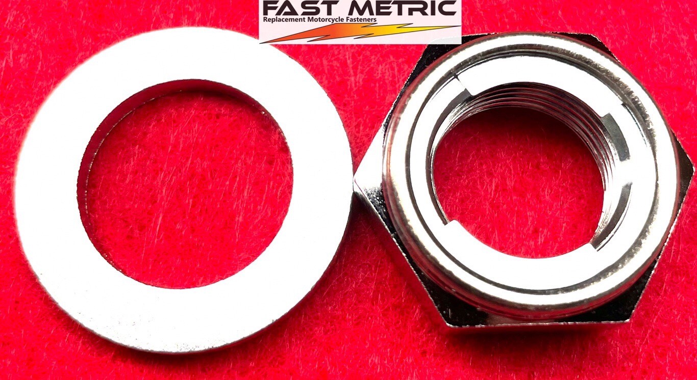 Rear Axle Nut for CR125, CR250 1995-99 XR650R 2000-07 OEM #90305-KZ4-891