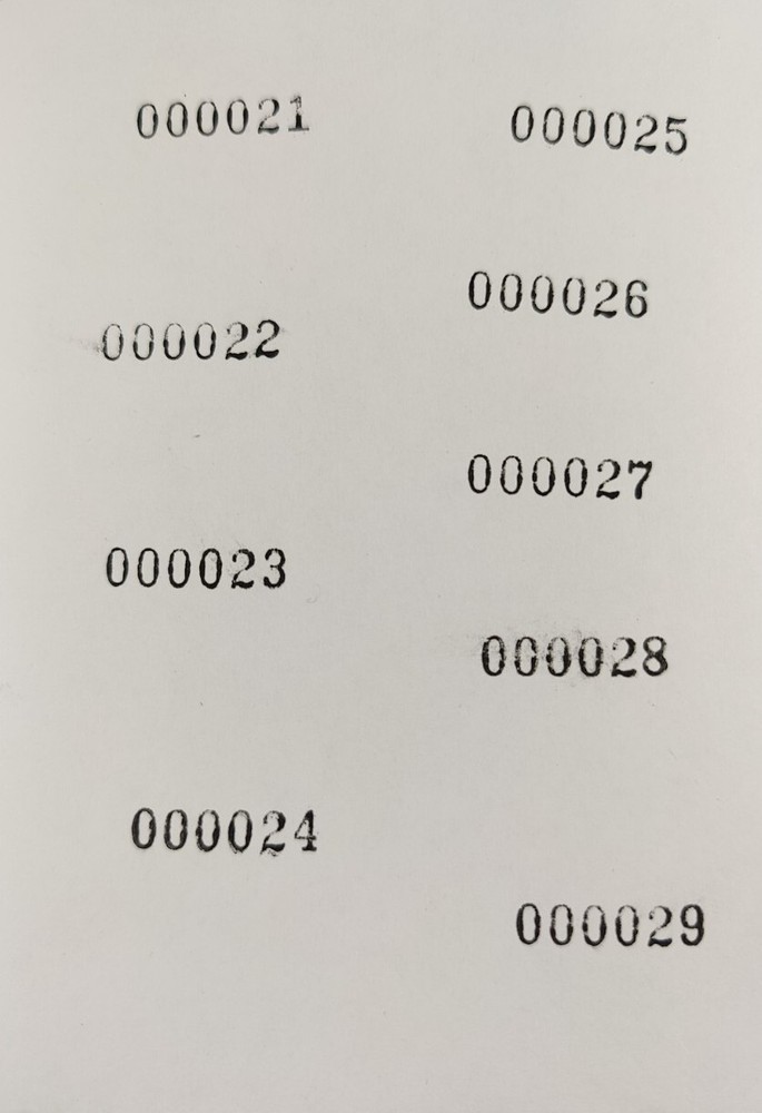 Ideal Premium Quality Automatic Numbering Machine Stamp 32067