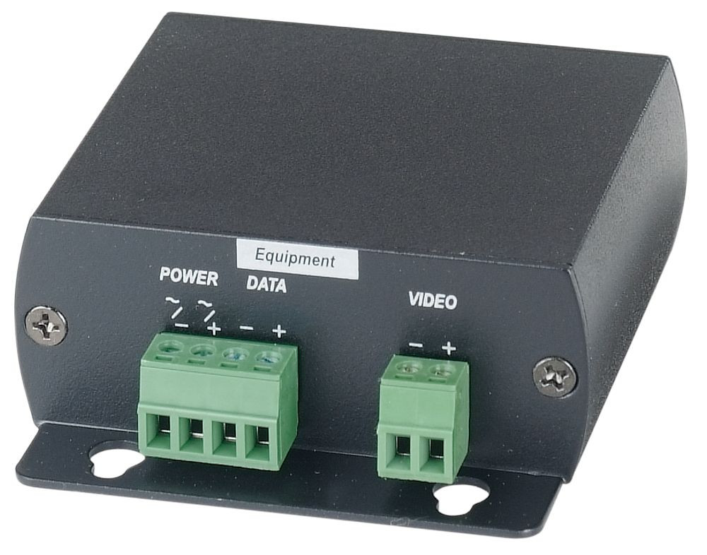 Analog CCTV Surge Protector for Video, Power and Data over UTP Cat5 Cable