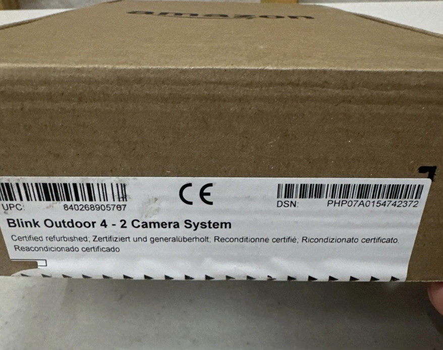 Blink Outdoor 4 (2 Camera System) Wireless Smart Home Security with Sync Module