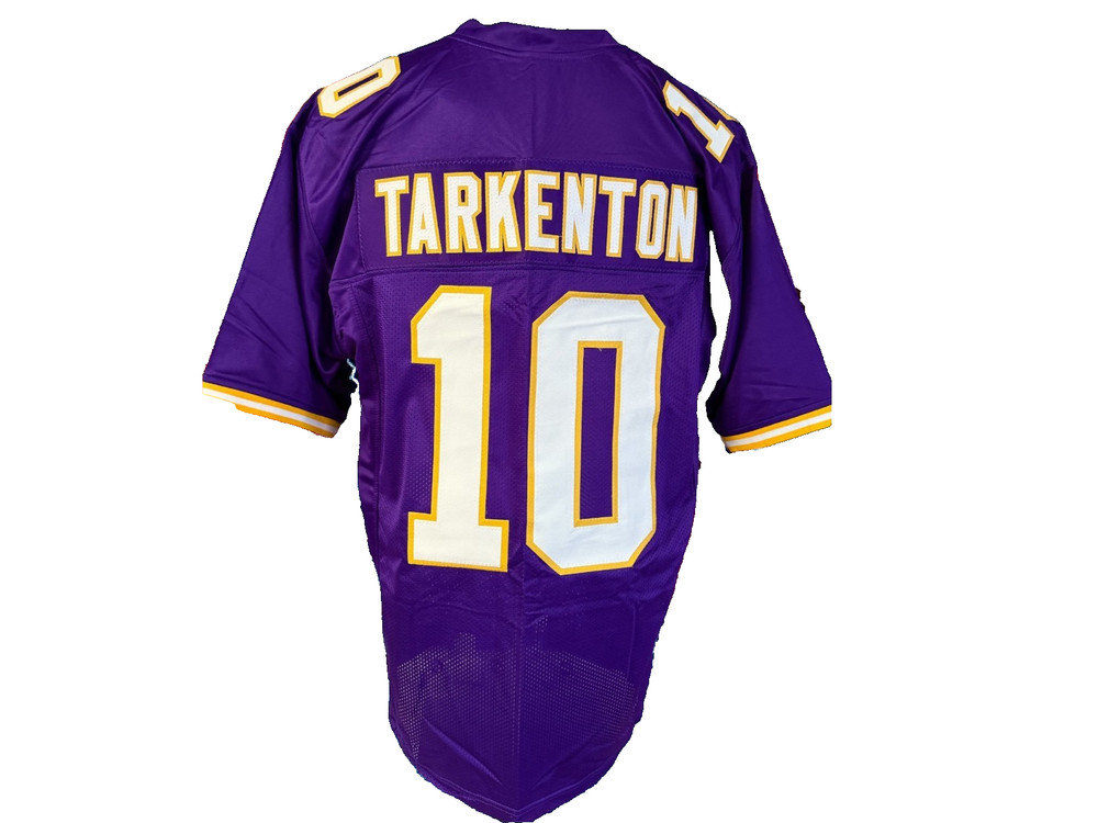 CUSTOM UNSIGNED FRAN TARKENTON PURPLE JERSEY XL