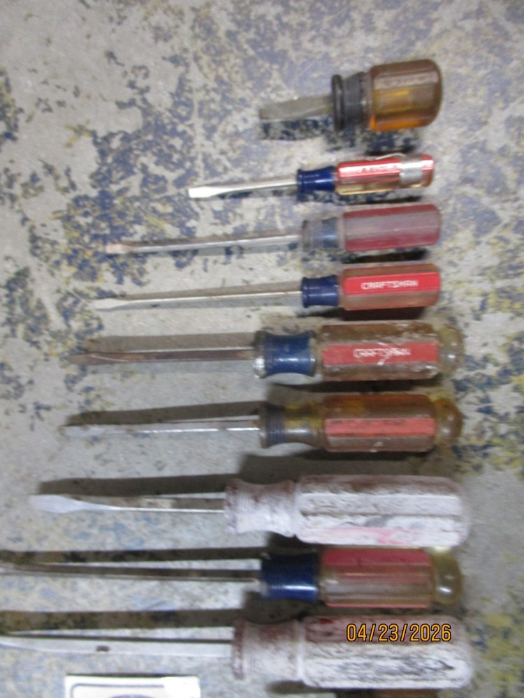 16pc Vintage Craftsman Screwdriver Set