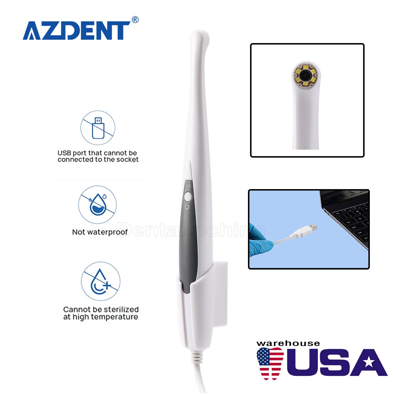 Dental Intraoral Camera USB Digital Imaging Intra Oral HD Camera 13.0 Mega Pixel