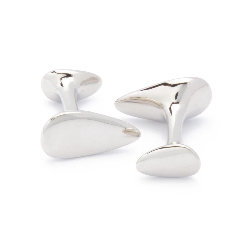 Cufflinks - Drop Classic Silver