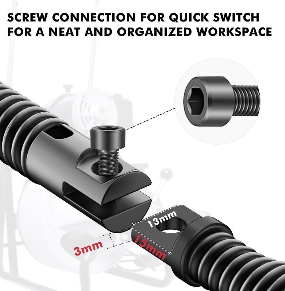 Drill Attachments,8-Piece Drain Cleaner Combination Cutter Heads