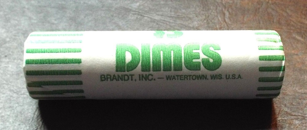 1975 DIME ROLL - "D"  Uncirculated Dime Roll ROOSEVELT Roll 💥💥💥💥💥💥💥💥💥💥