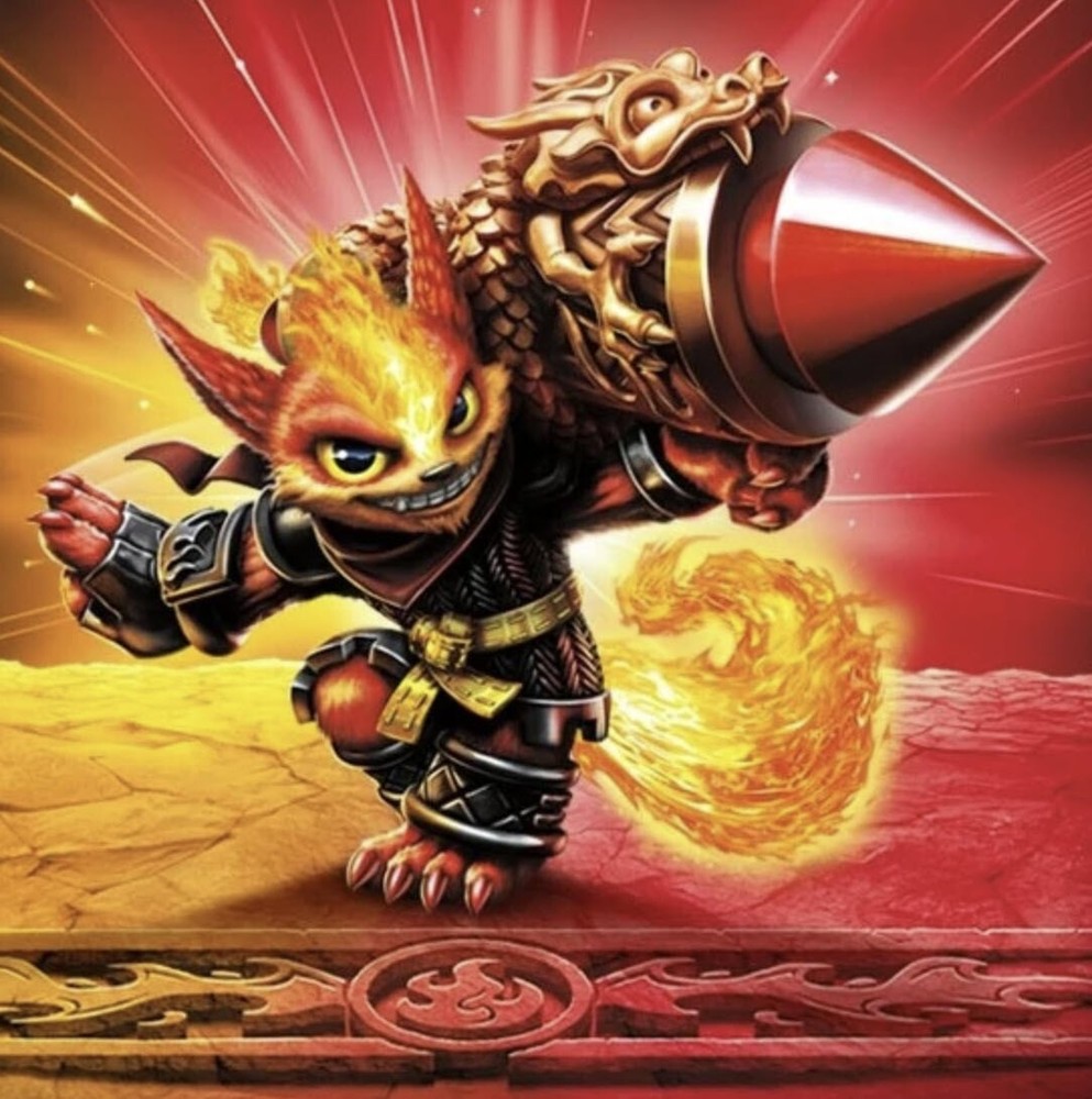 Skylanders Imaginators Flare Wolf NFC Card