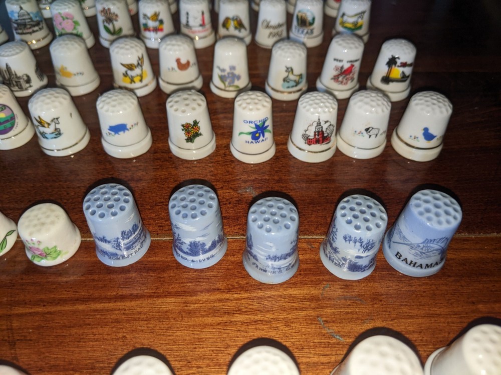 thimbles collectibles lot 50+