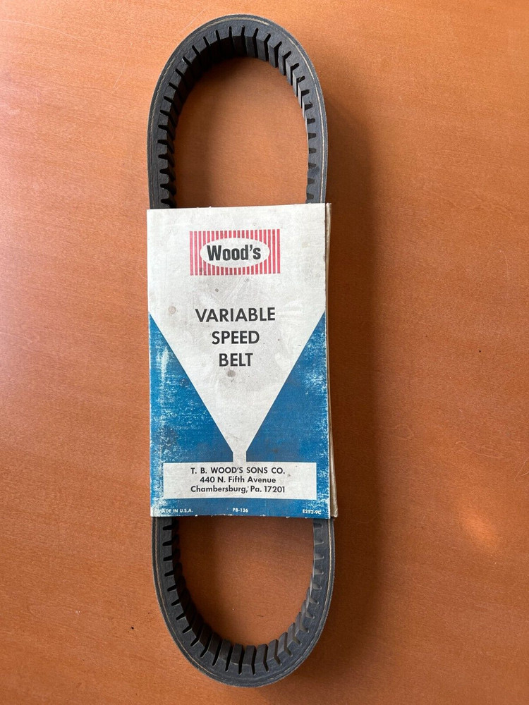 NOS WOOD'S VARIABLE SPEED BELT (SV168)