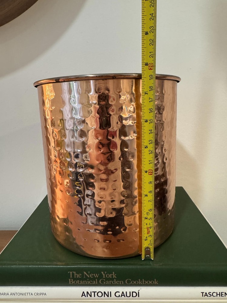 Hammered Copper Wine Bottle Cooler