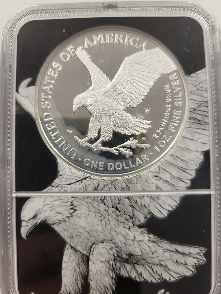 2025 W Silver Eagle Congratulations Set Fun Show Release PF70 UCAM, Eagle Core