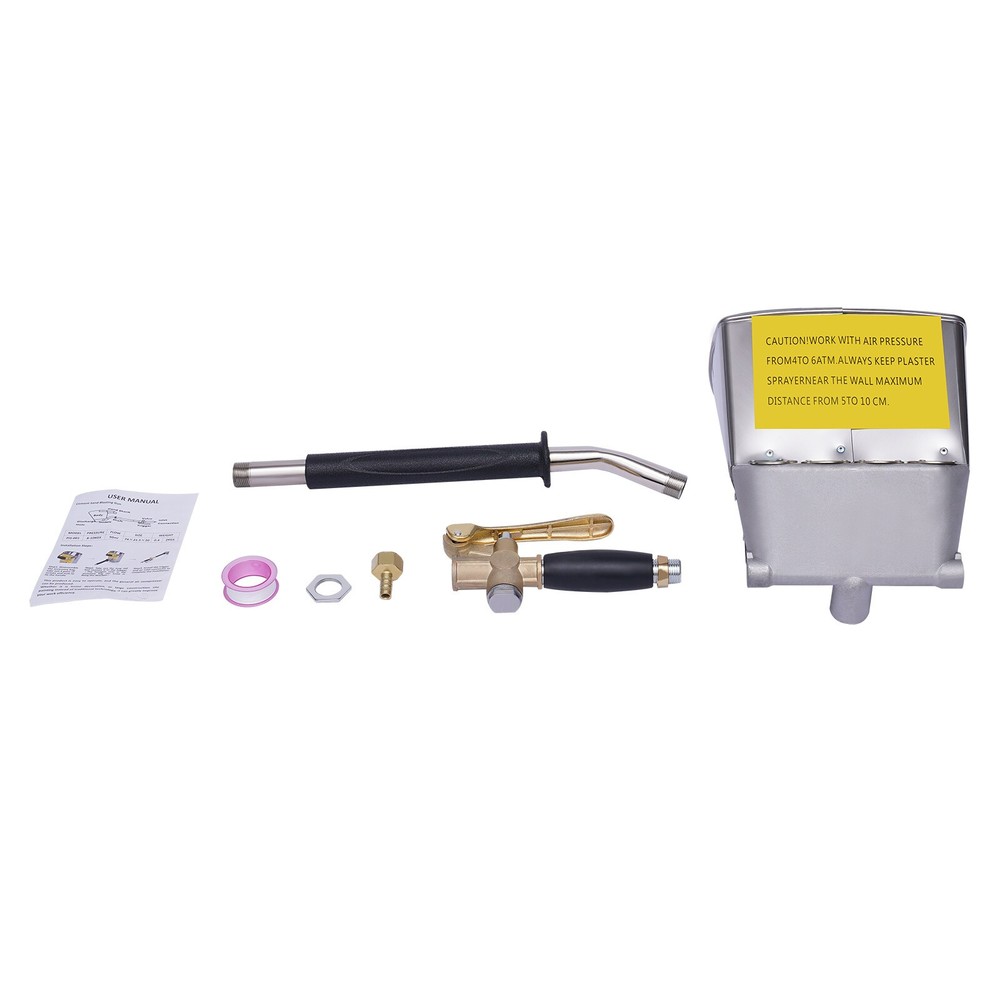 4-Jet Stucco Sprayer for Mortar and Plaster - Efficient Wall Application