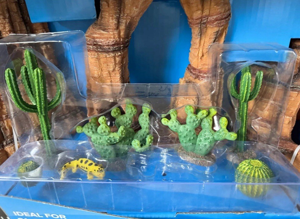 Top Fin Way Out West Aquarium Decor Pack Fish Tank decor NIB