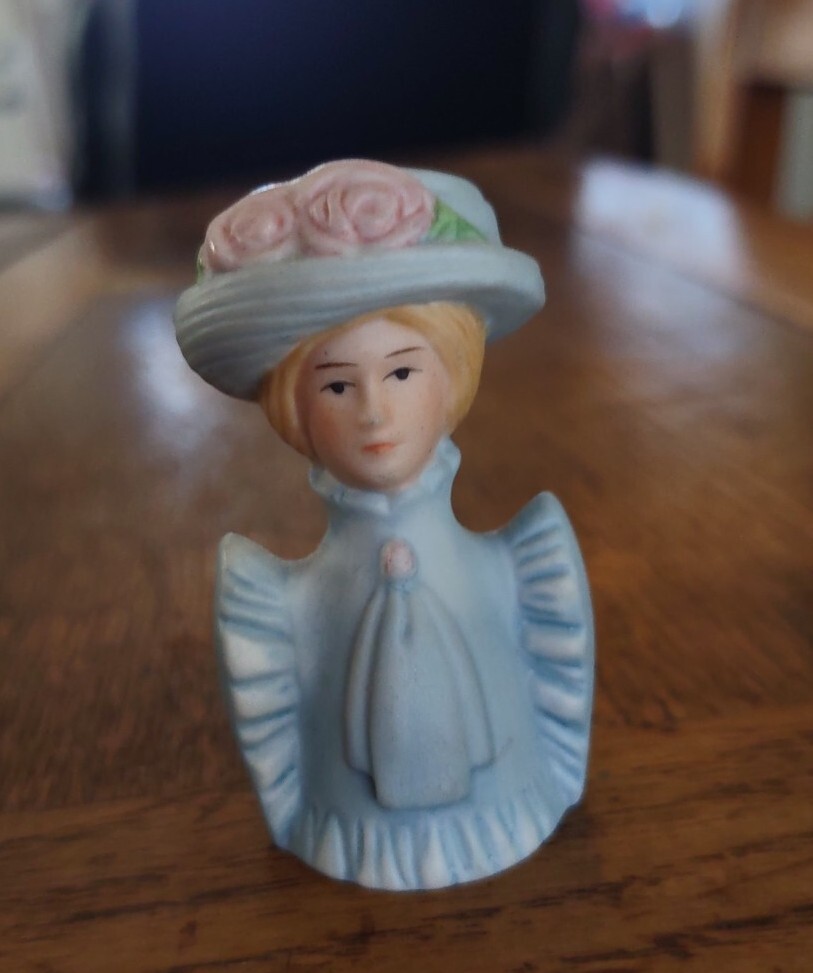 7~1980's Avon Bisque Lady Thimbles