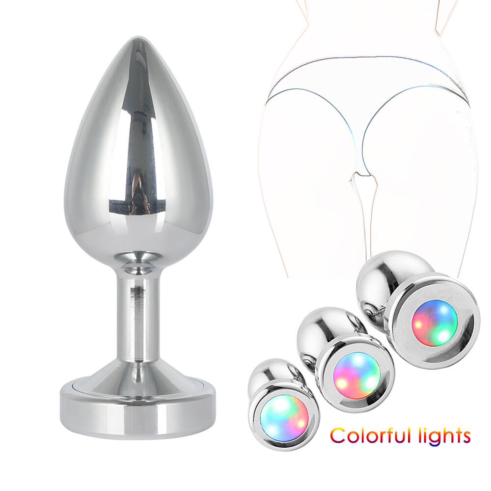 L.E.D Light Up Butt Plug (3 Sparkling Patterns) Anal Booty Late Night Light Show