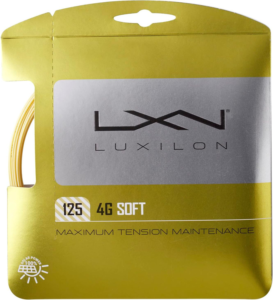 4G Soft 125 Tennis String - Set, Gold