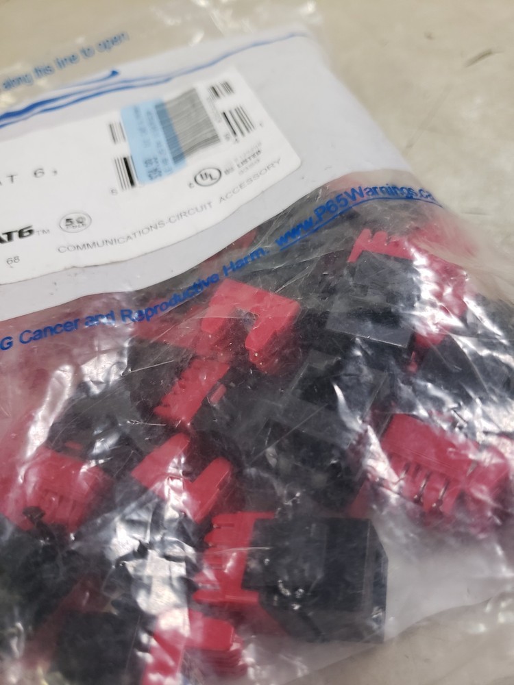 IC107F6CBK Cat6 HD Module - 25 Pack - Black