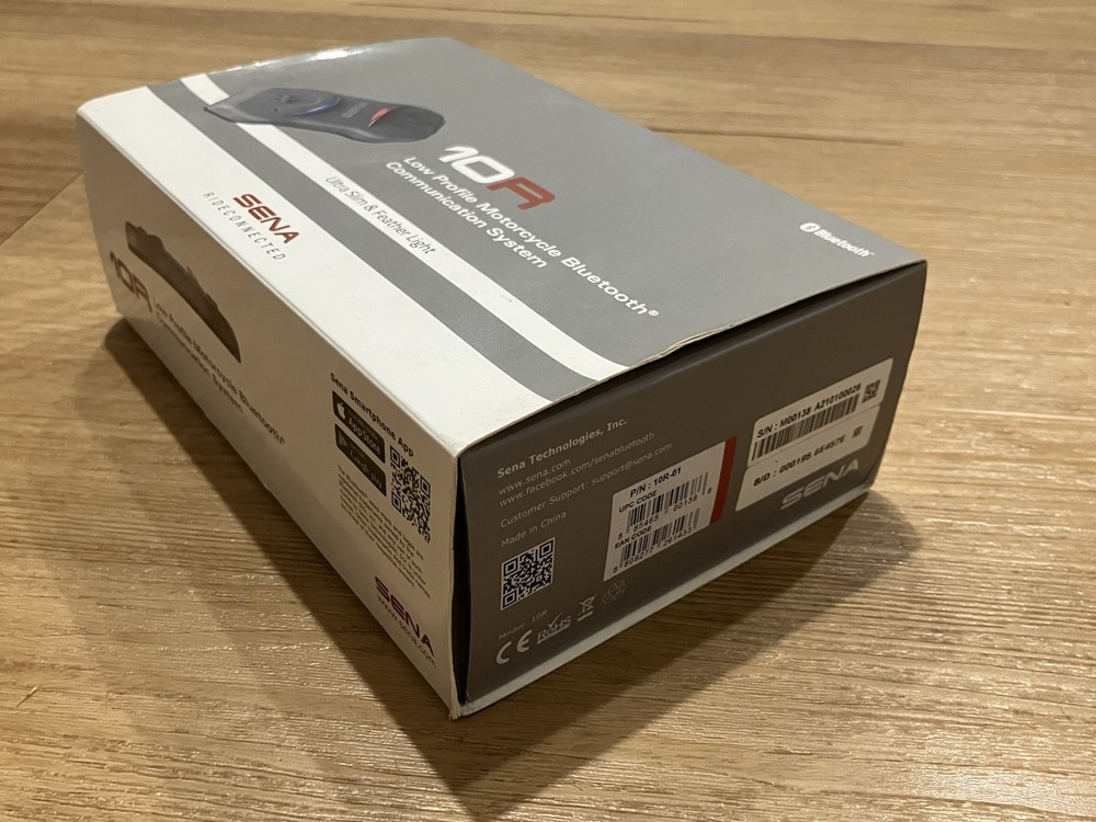 Sena Bluetooth Motorcycle Intercom. Full Kit, Excellent Condition, Original Pack