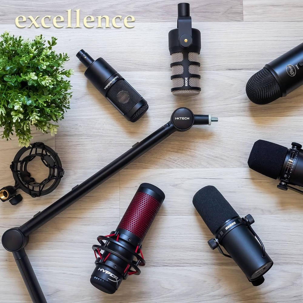 Adjustable Microphone Boom Arm Stand