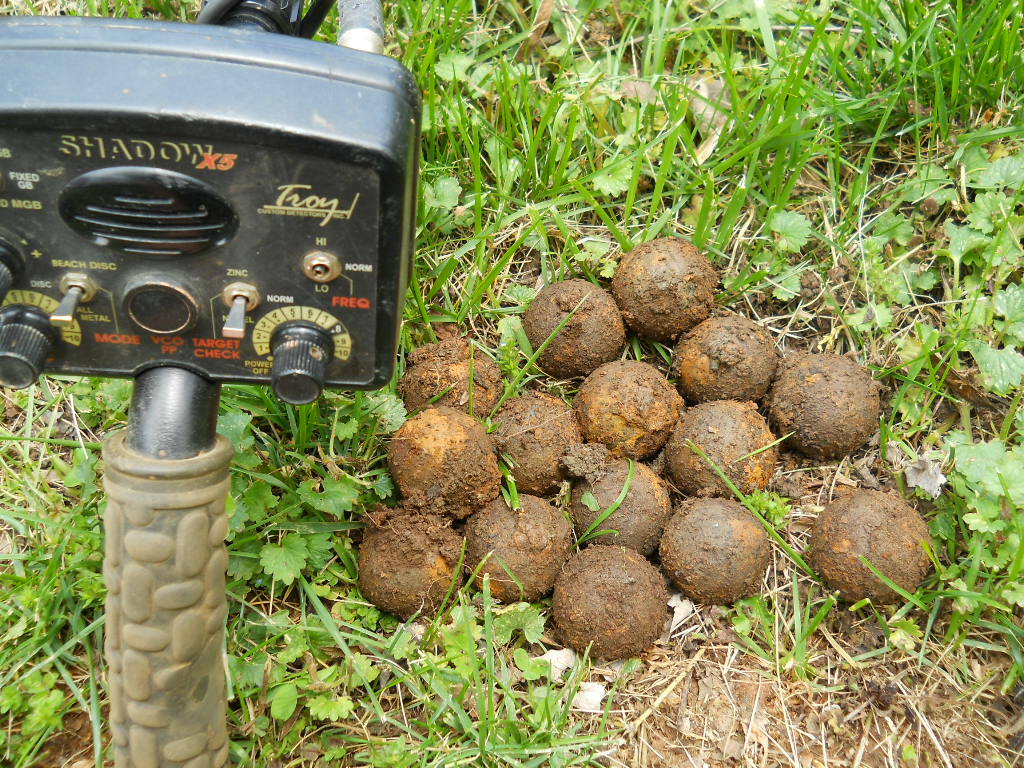 Old Rare Vintage Antique Civil War Relic Confederate Canister Shot Appomattox VA