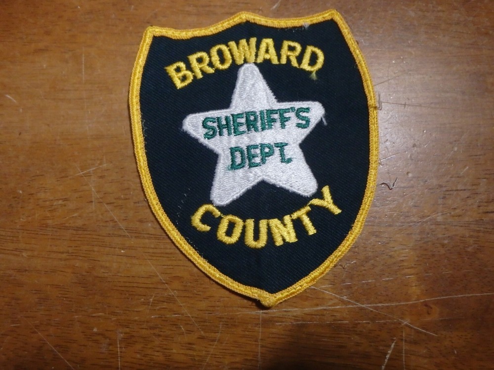 BROWARD COUNTY FLORIDA OLDER OBSOLETE PATCH BX J#19