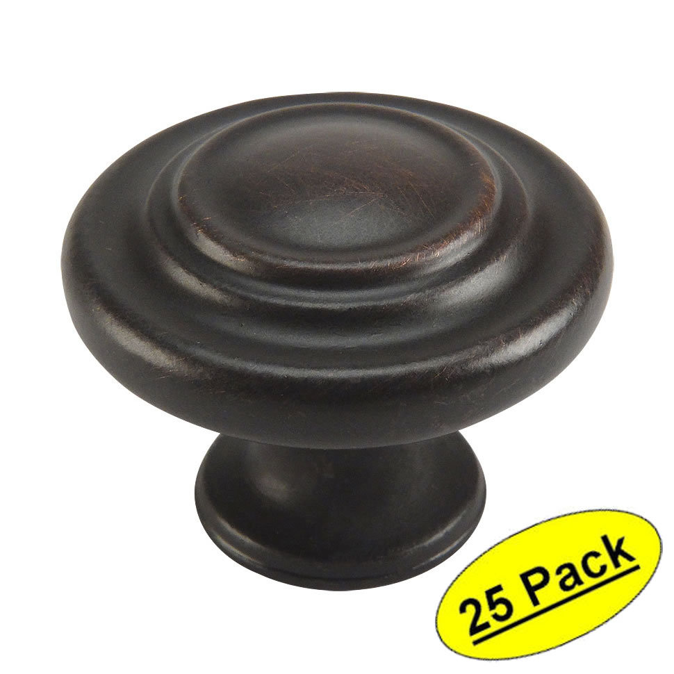 *25 Pack* Cosmas Oil Rubbed Bronze Cabinet Knobs #9971ORB