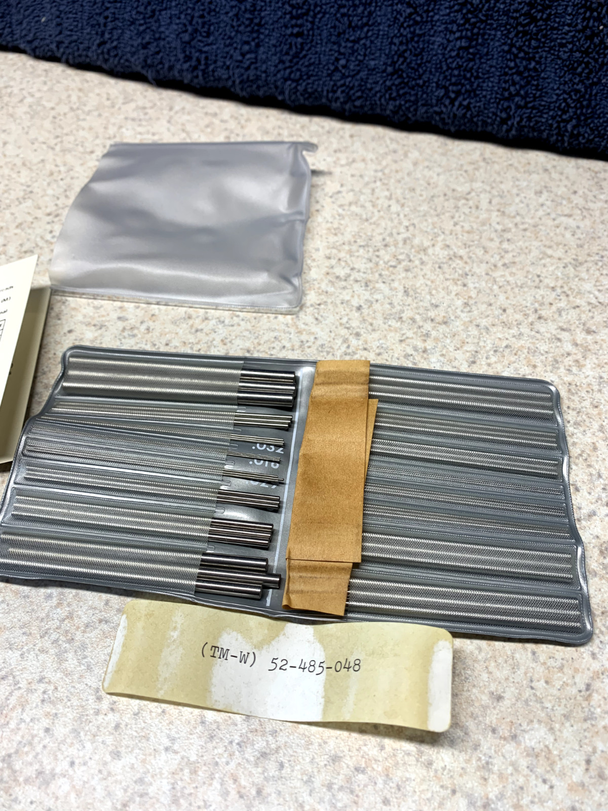 Machinist Tools: Thread Measuring Wires (TMW) 52-485-048 (NOS) Fowler?