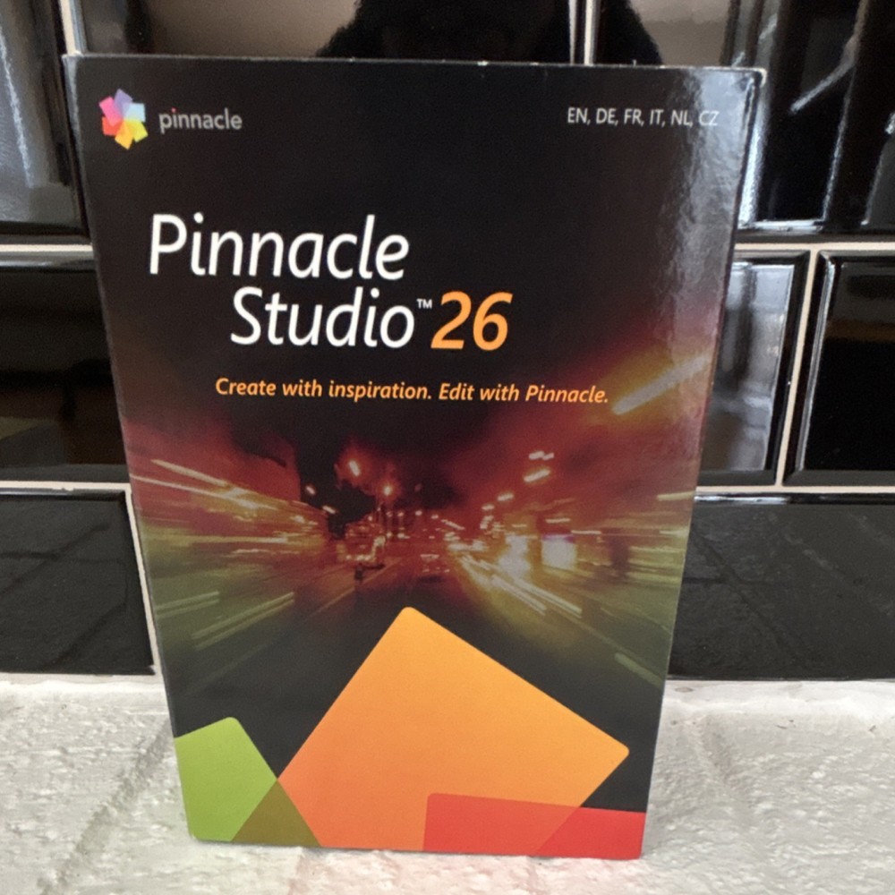 Pinnacle Studio 26 Video Editing Software Multilingual EN DE FR IT NL