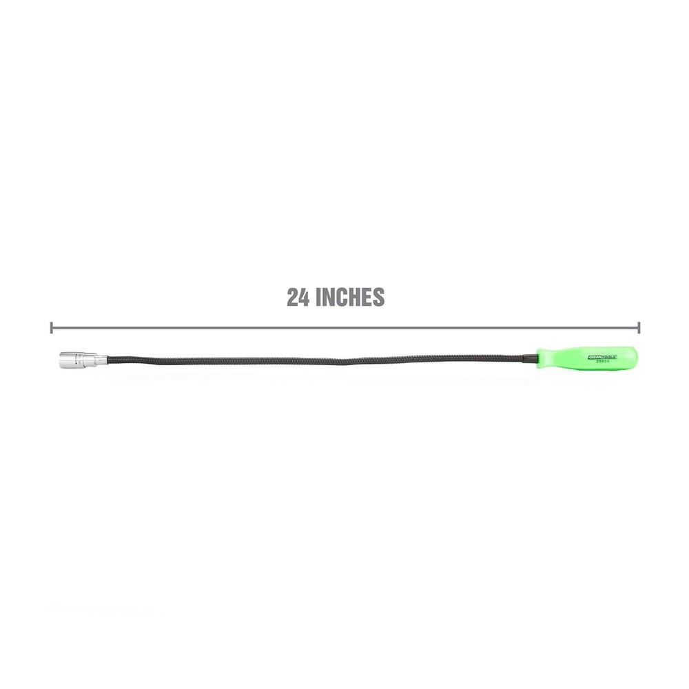 OEM TOOLS Magnetic Flexible Pick-Up Tool Lighted LED 24" 25934