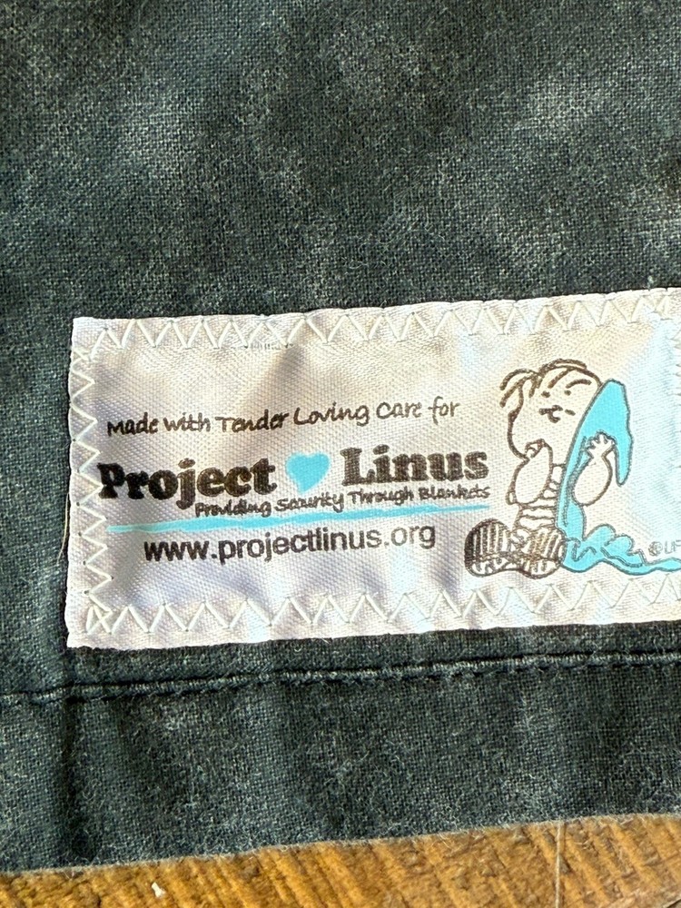 Project Linus Cat Kitty Quilt Patchwork Square Block Lap Blanket 35”X45”