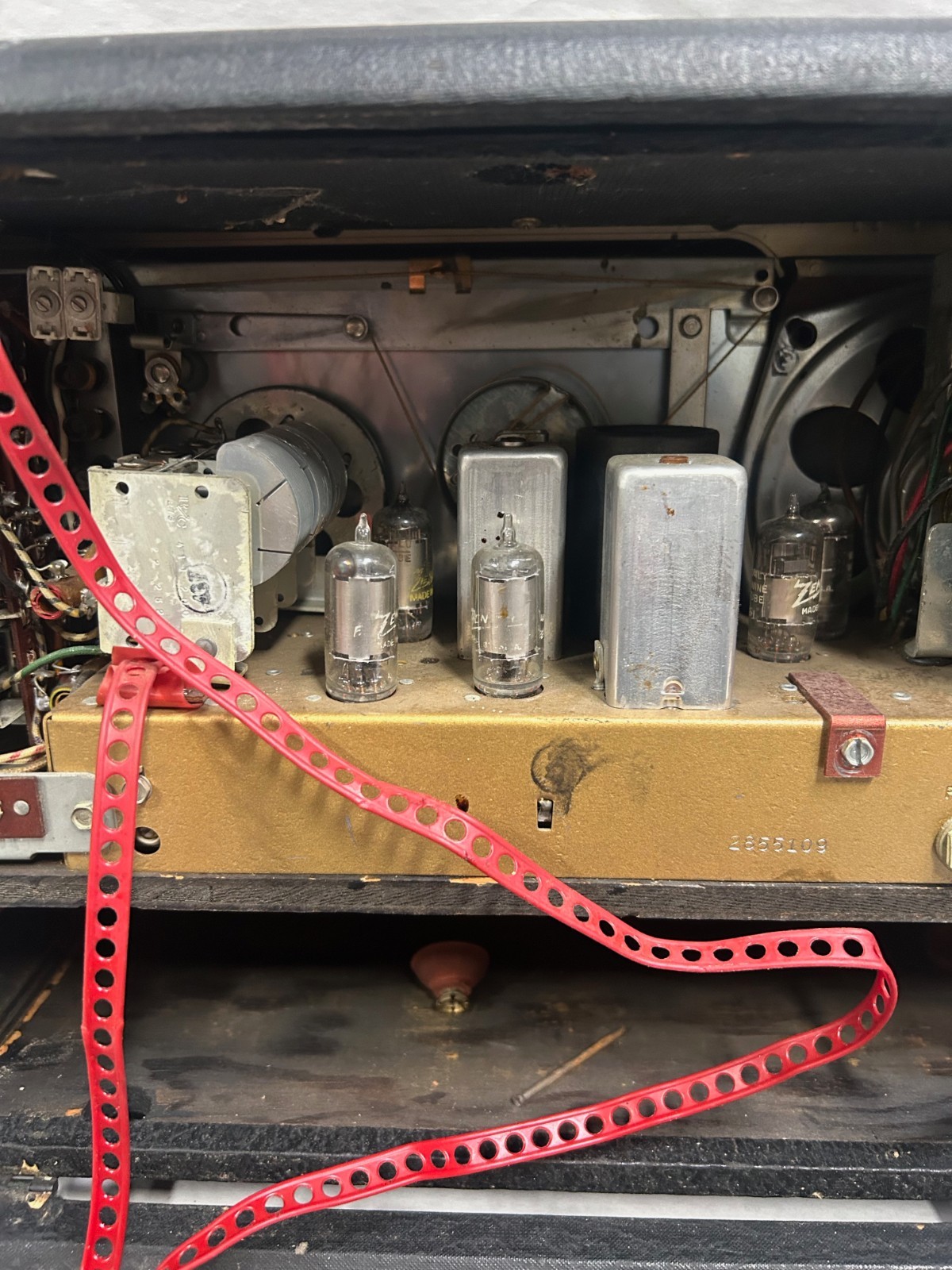 Vtg Zenith Trans-Oceanic Model L600 Super DeLuxe Shortwave Radio Receiver (A30)