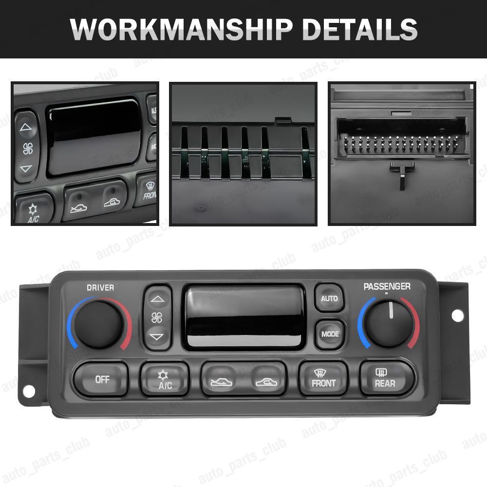 For 1997-2004 C5 Corvette A/C Heat Climate Control Module Switch Unit 09352181US