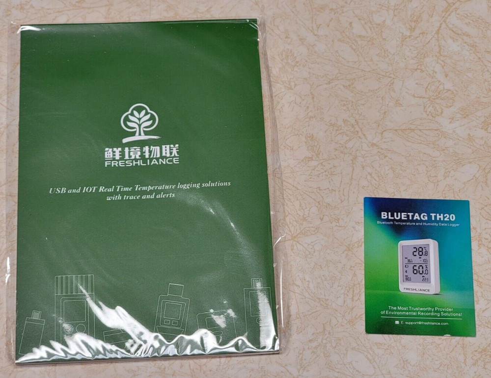 Bluetooth Temperature Humidity Data Recorder Refrigerator Freezer TH20 - 5 Pack