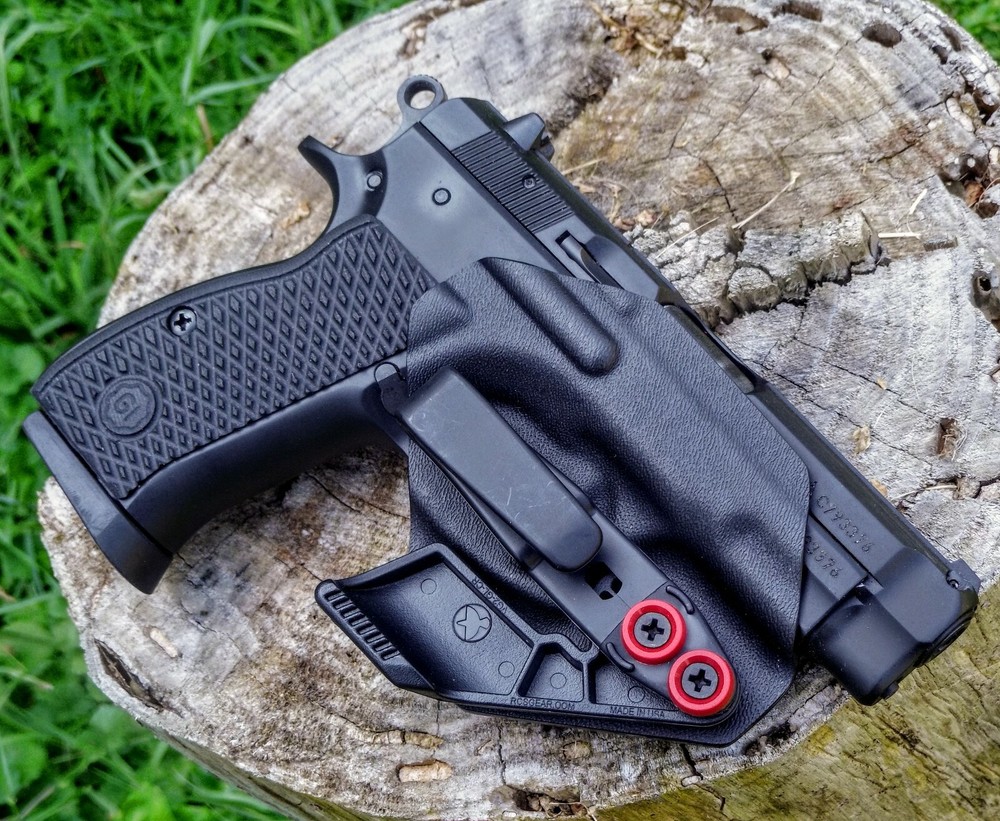 CZ 75 / 75 Compact Minimalist Appendix Carry Holster from LegacyFirearmsCo