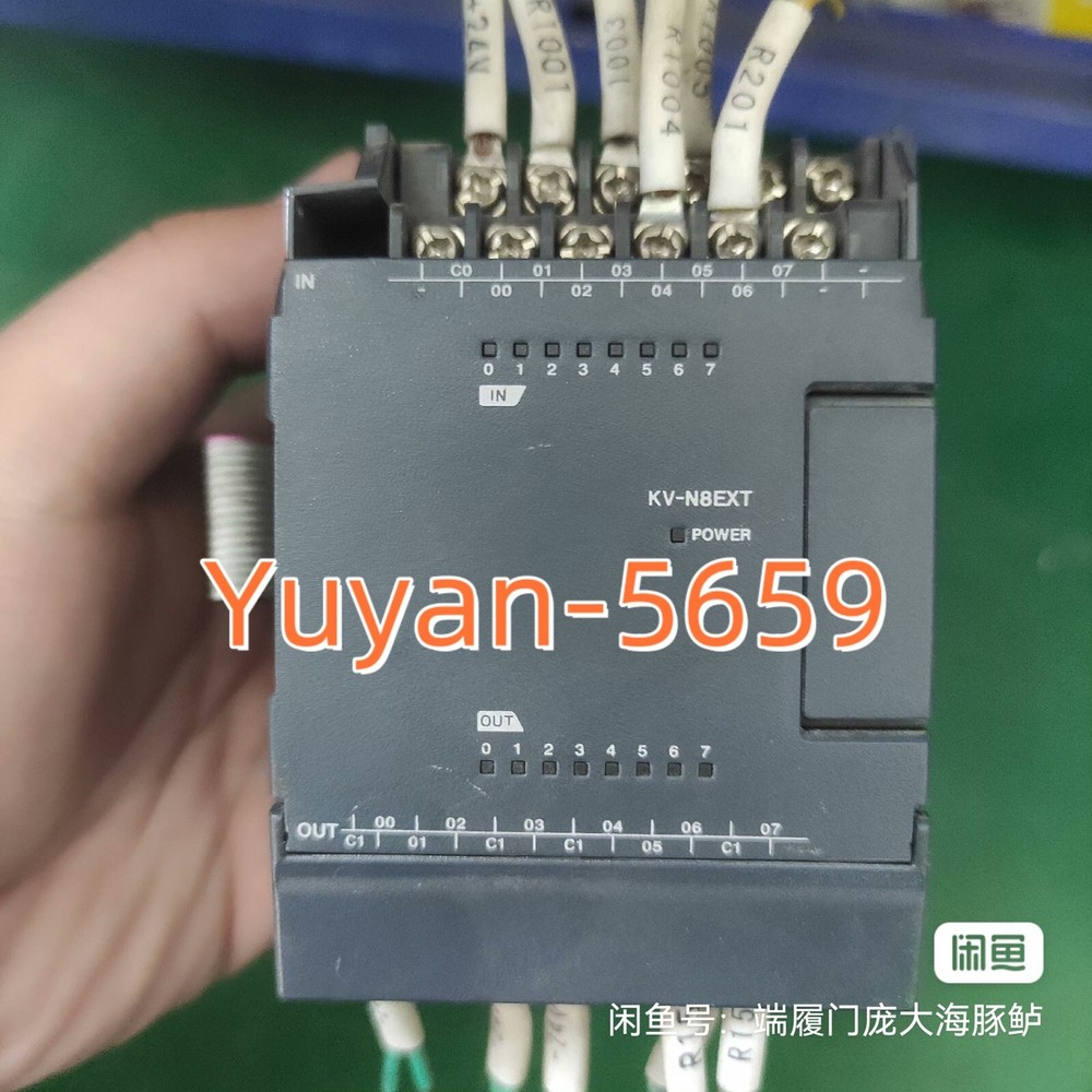 1 PC USED  GOOD    KV-N8EXT   PLC    Module #B3579H  CL
