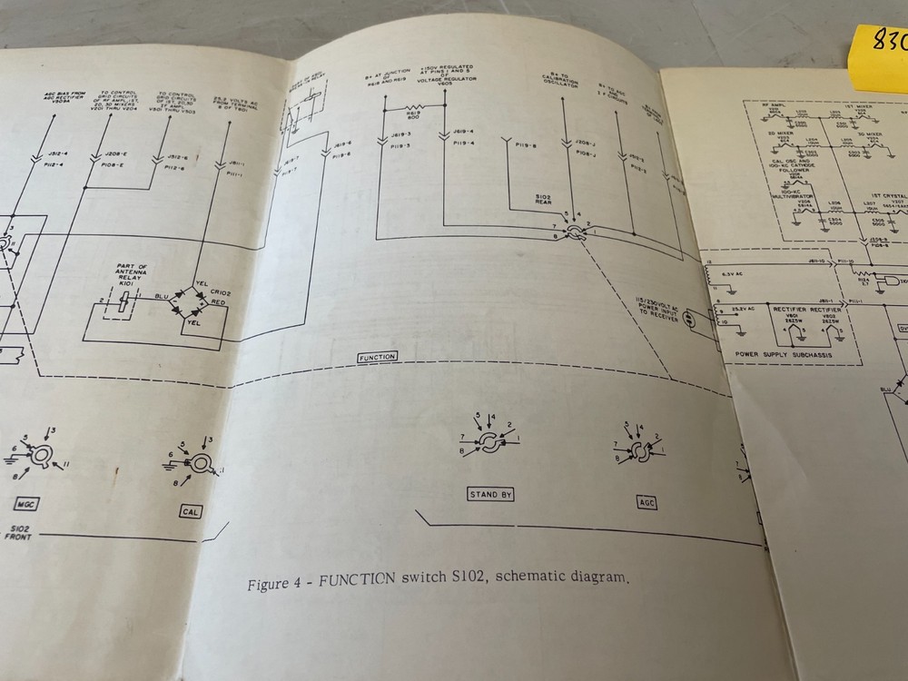USAF Air Training Command HF Receiver Charts Ground Comms Book Manual