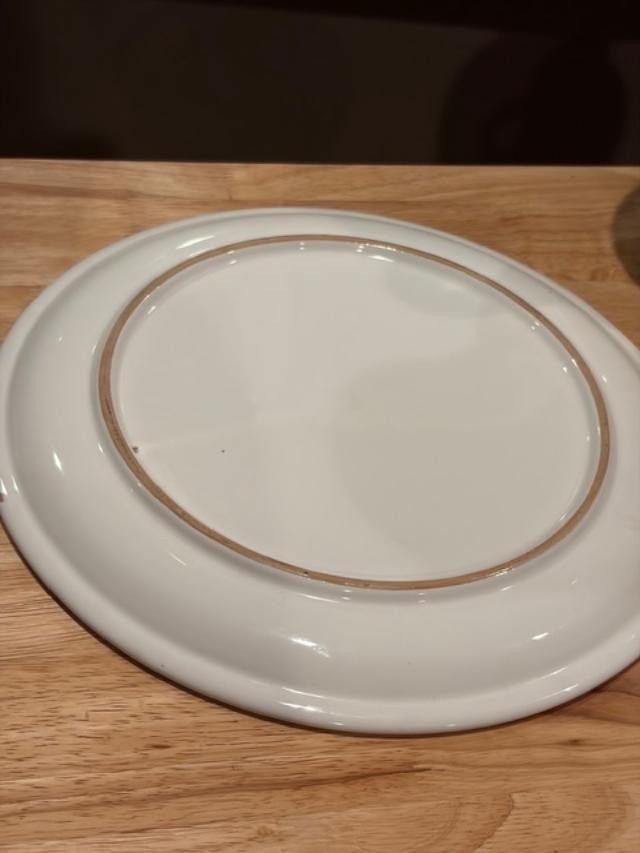 Caleca Caa3 Pink 7 Dinner Plates 5 as is w small nick 11"