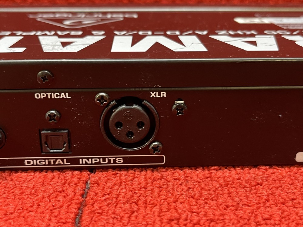 Used Behringer Ultramatch Pro SRC2496 AD/DA Sample Rate Converter Good Condition
