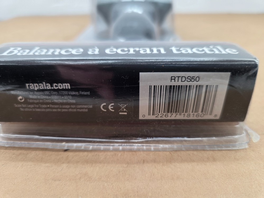 Rapala Touch Screen Scale 50# Angler Model RTDS-50