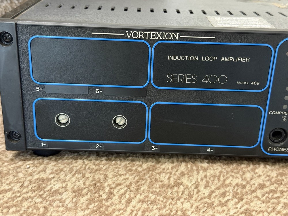 VORTEXION Series 400 Induction Loop Amplifier Model 469 - Tested Working