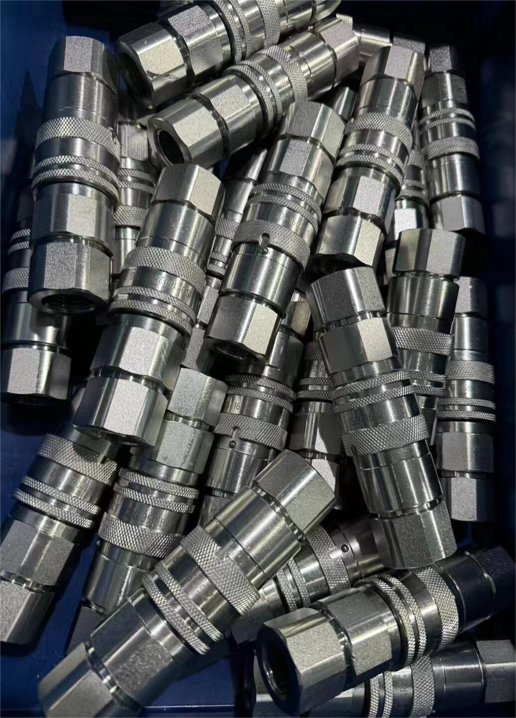 1/2 NPT Flat Face Hydraulic Quick Connect Coupler Coupling Set Skid Steer (SET)