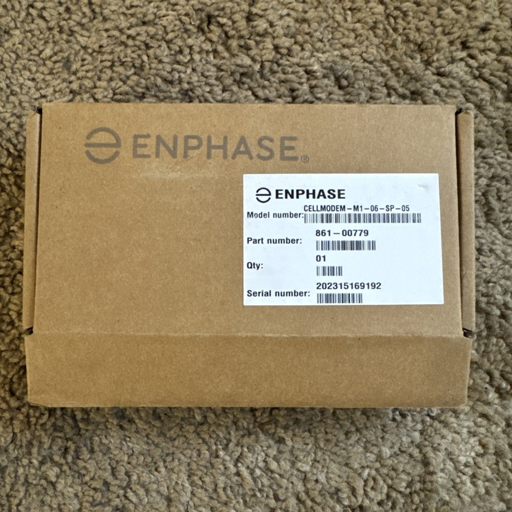 Cell Kit	Enphase Cell Modem CELLMODEM-M1-06-AT-05