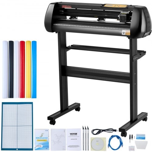 HOT/ Vinyl Cutter Machine,Upgraded 28" Paper Feed Cutting Plotter Bundle,Ad